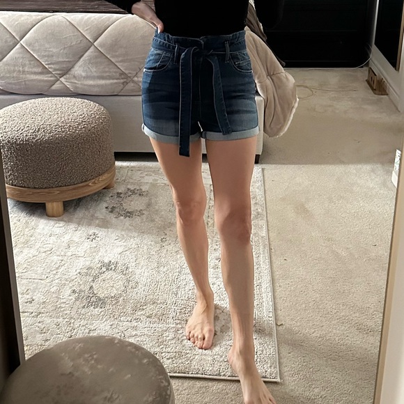 Stretchy Denim Shorts - Picture 8 of 8